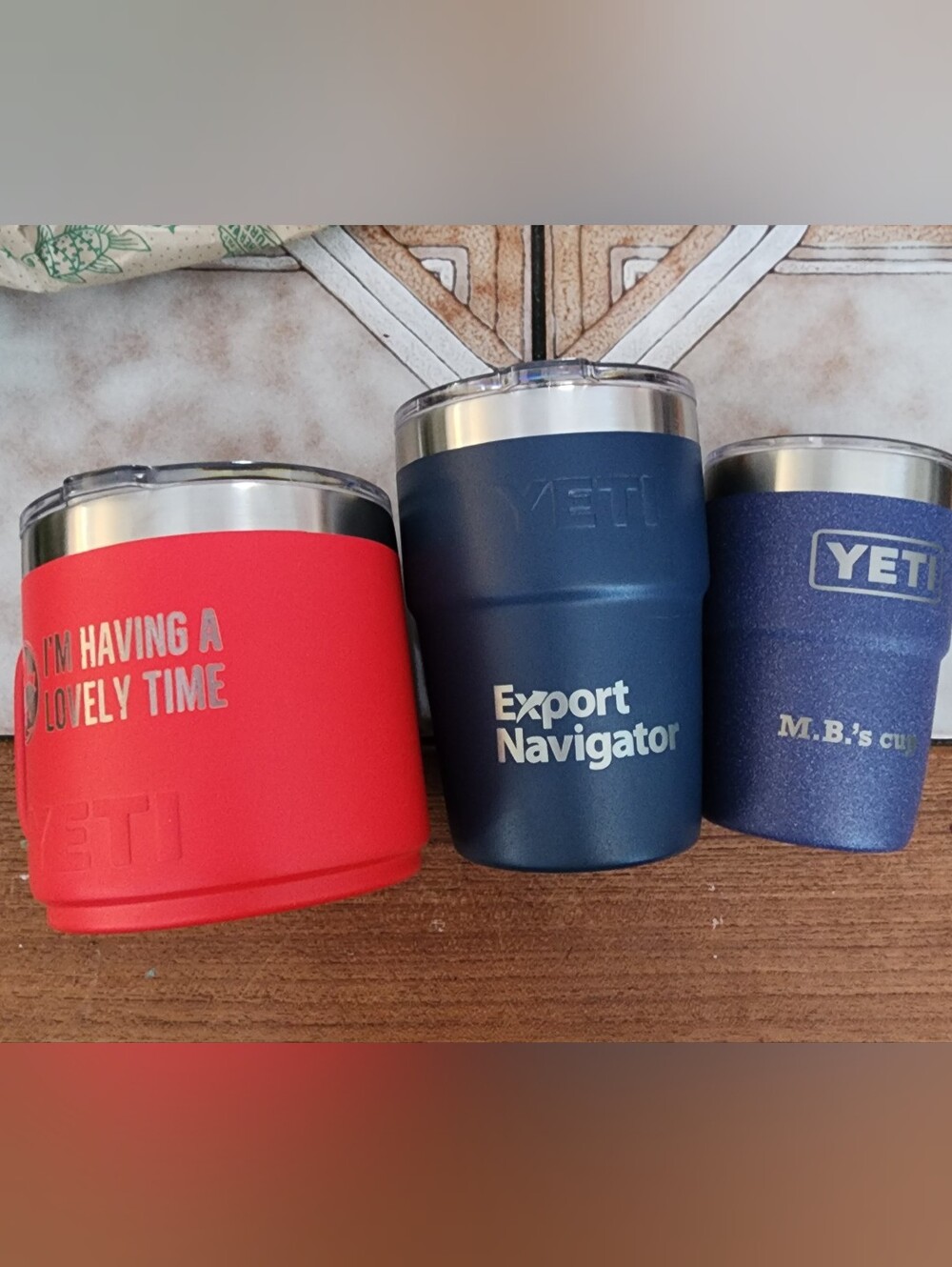 YETI Lot of Customized Tumblers NEW